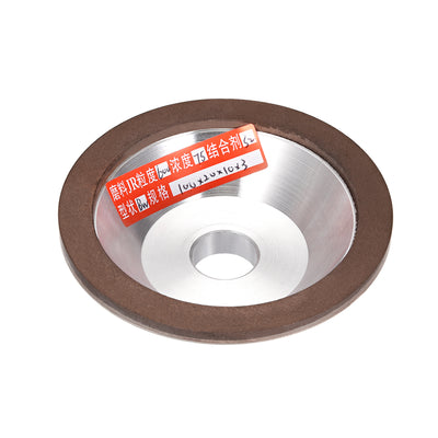 Harfington Uxcell 4-inch Flaring Cup Diamond Grinding Wheels Resin Bonded Abrasive Wheel 180 Grits