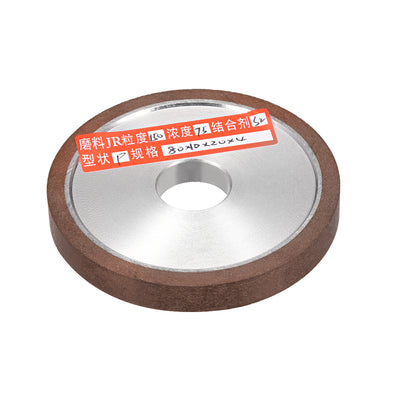 Harfington Uxcell 3.15-Inch Diamond Grinding Wheels Resin Bonded Flat Abrasive Wheel for Carbide Metal 150 Grits 75%