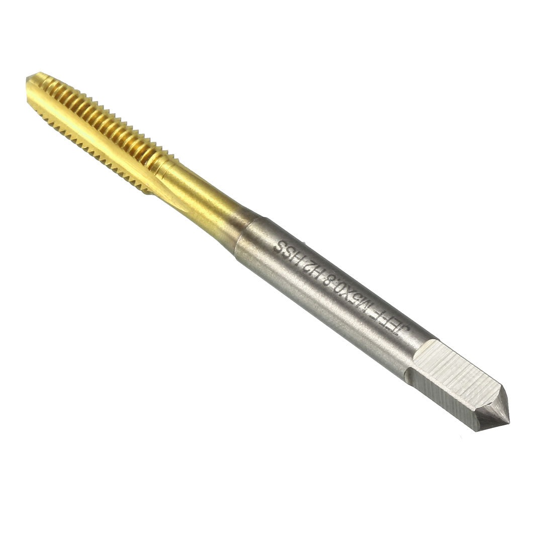 uxcell Uxcell Metric Machine Tap HSS Ti-coated Straight Flutes Thread Tapping DIY Tool