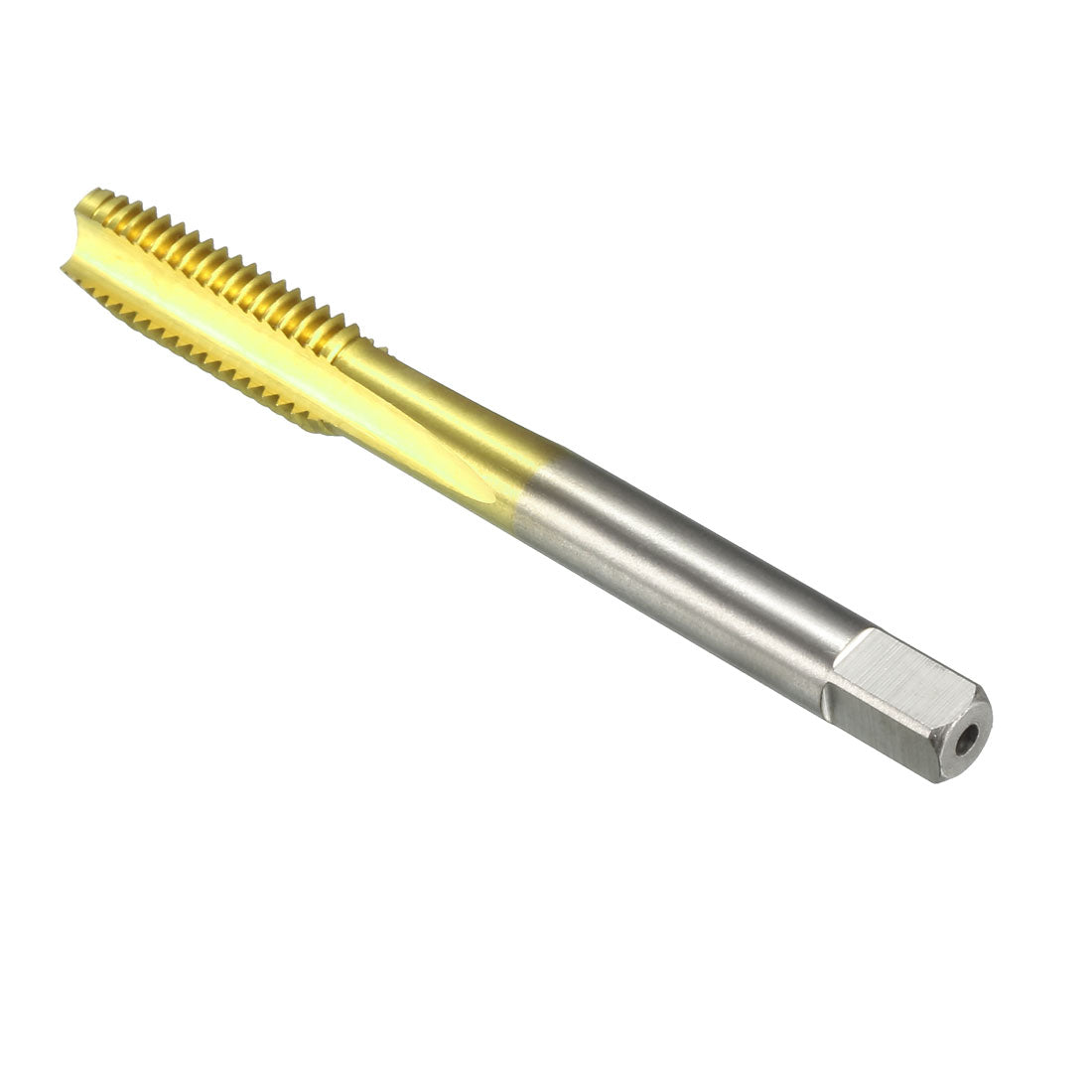 uxcell Uxcell Metric Tap M8 x 1.25 H2 Right Hand Thread Plug Ti-coated for Threading Tapping