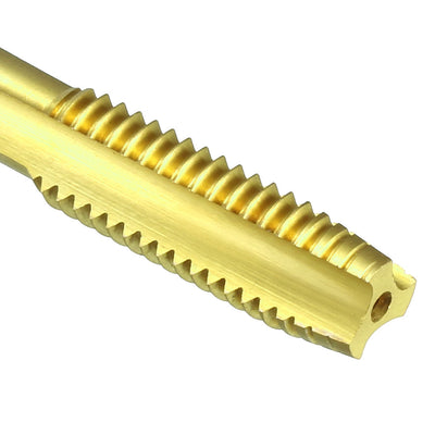 Harfington Uxcell Metric Tap M8 x 1.25 H2 Right Hand Thread Plug Ti-coated for Threading Tapping