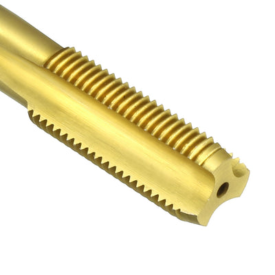 Harfington Uxcell Metric Tap M10 x 1 H2 Right Hand Thread Plug Ti-coated for Threading Tapping