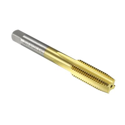 uxcell Uxcell Metric Tap M12 x 1.5 H2 Right Hand Thread Plug Ti-coated for Threading Tapping