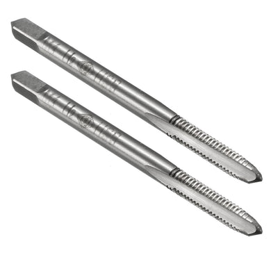 Harfington Uxcell Metric Machine Taps Straight Flutes Thread Tapping Tool 2pcs