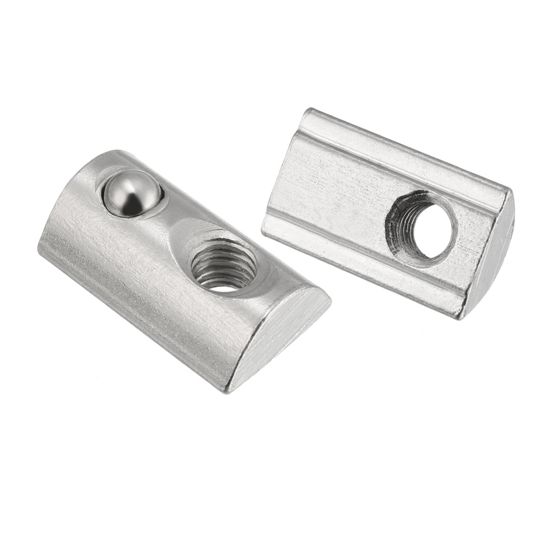 uxcell Uxcell Roll-In Spring M6 T Nut 4040 Series Aluminum Extrusion, for 8mm T Slot 12 Pcs