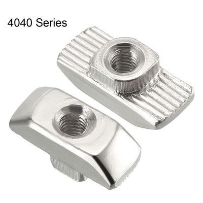 Harfington Uxcell Sliding T Slot Nuts, M6 Thread for 4040 Series Aluminum Extrusion Profile 10pcs