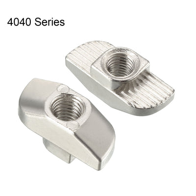 Harfington Uxcell Sliding T Slot Nuts, M6 Thread for 4040 Series Aluminum Extrusion Profile 10pcs