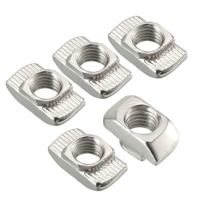Harfington Uxcell Sliding T Slot Nuts, M6 Thread for 4545 Series Aluminum Extrusion Profile 10pcs