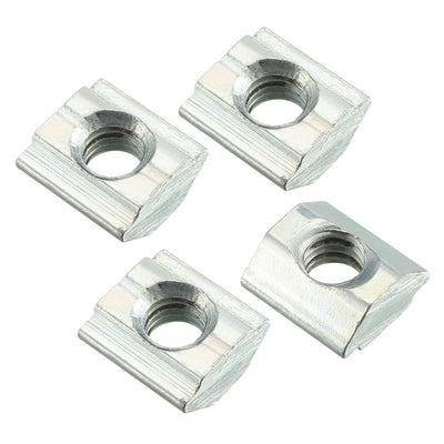 Harfington Uxcell Slide in T-Nut, M4 Threaded for 2020 Series Aluminum Extrusions Profile 4pcs