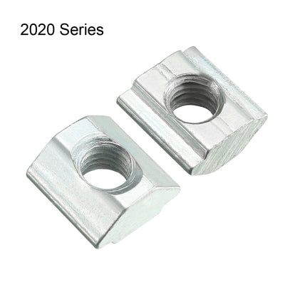 Harfington Uxcell Slide in T-Nut, M5 Threaded for 2020 Series Aluminum Extrusions Profile 12pcs