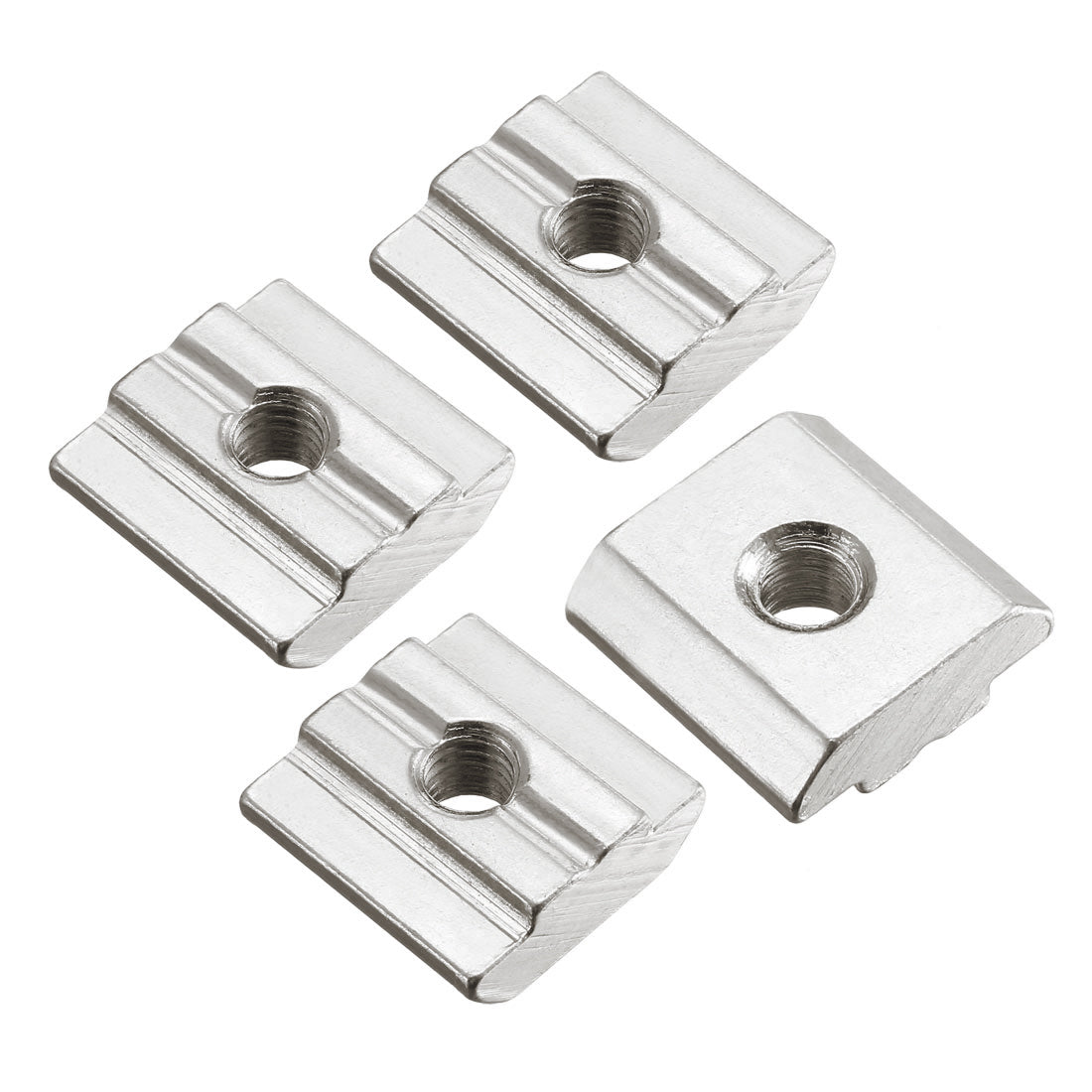Uxcell Uxcell Slide in T-Nut, M6 Threaded for 3030 Series Aluminum Extrusions Profile 4pcs