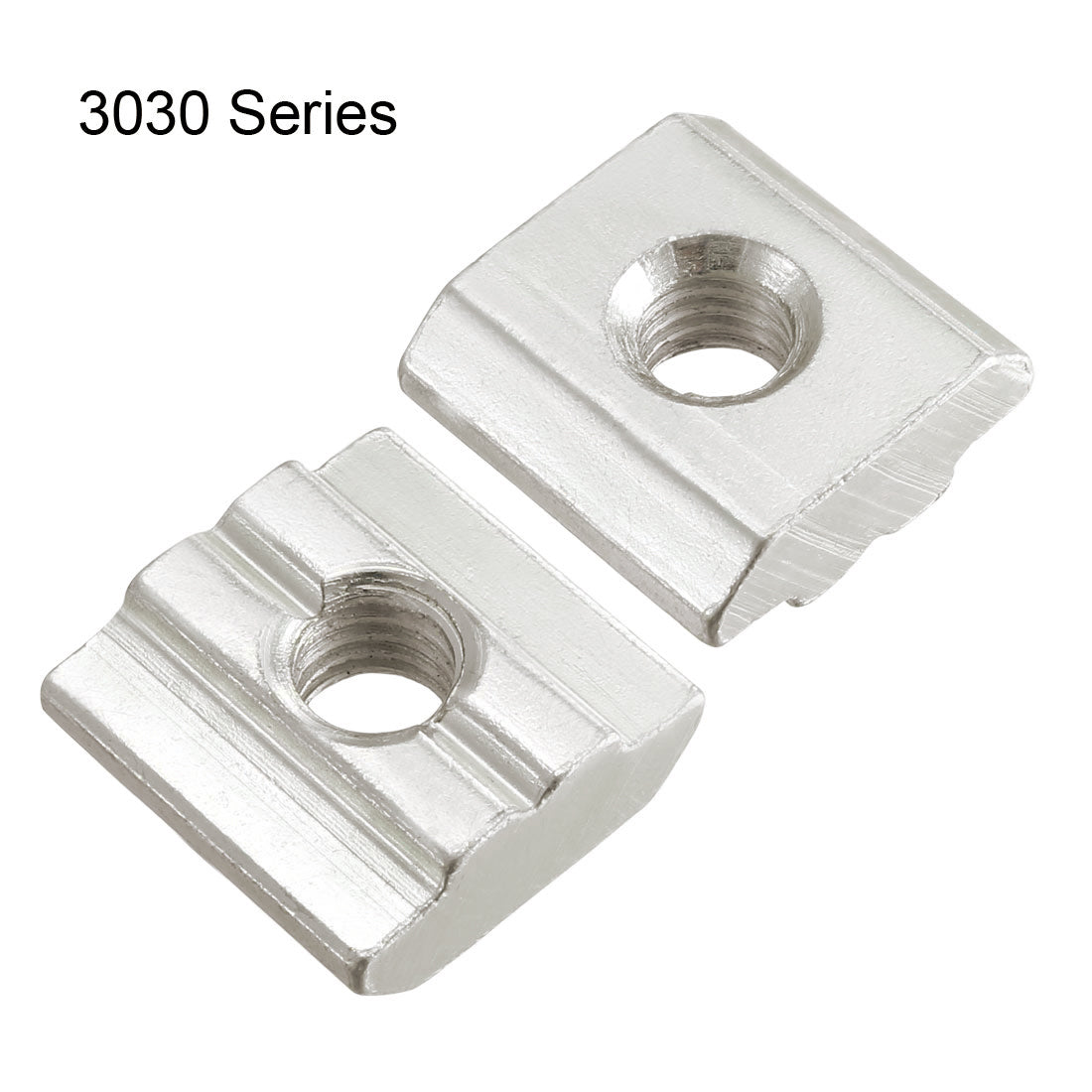uxcell Uxcell Slide in T-Nut, Threaded for 3030 Series Aluminum Extrusions Profile 20 Pcs
