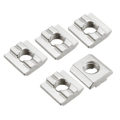 Uxcell Uxcell Slide in T-Nut, M8 Threaded for 3030 Series Aluminum Extrusions Profile 5pcs