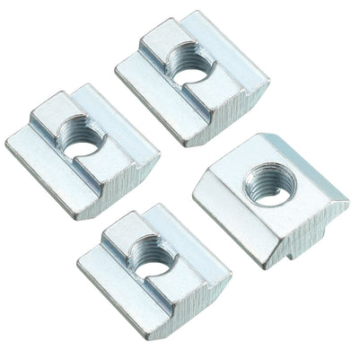 Harfington Uxcell Slide in T-Nut, M4 Threaded for 4040 Series Aluminum Extrusions Profile 4pcs