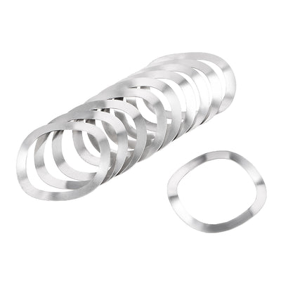 Harfington Uxcell 10Pcs 304 Stainless Steel Wave Spring Washer for Screw Bolt
