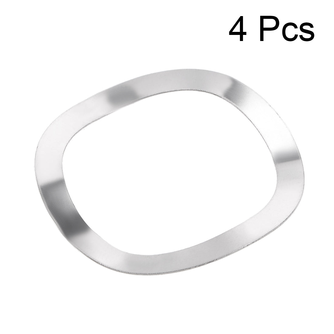 uxcell Uxcell 4Pcs 304 Stainless Steel Wave Crinkle Spring Washer