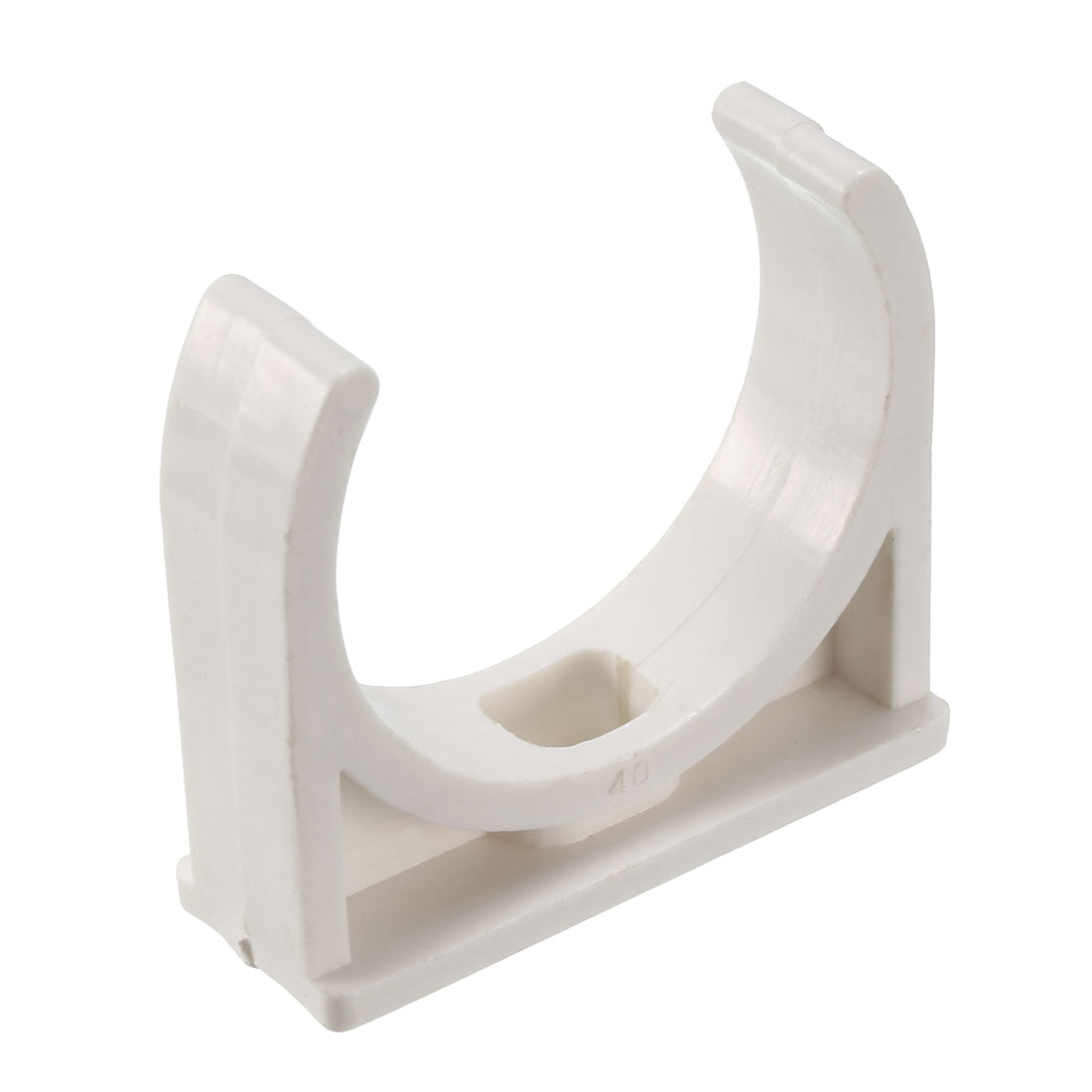 uxcell Uxcell PVC Water Pipe Clamps Clips, Fit for TV Trays Tubing Hose Hanger Support Pex Tubing