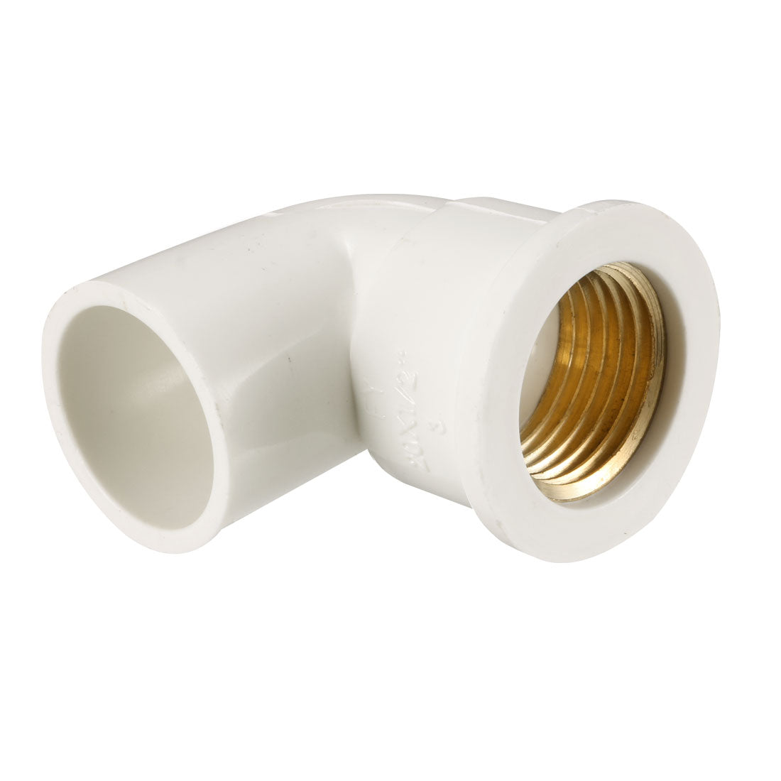 uxcell Uxcell 20mm Slip x 1/2PT Female Threaded 90 Degree PVC Pipe Fitting Elbow
