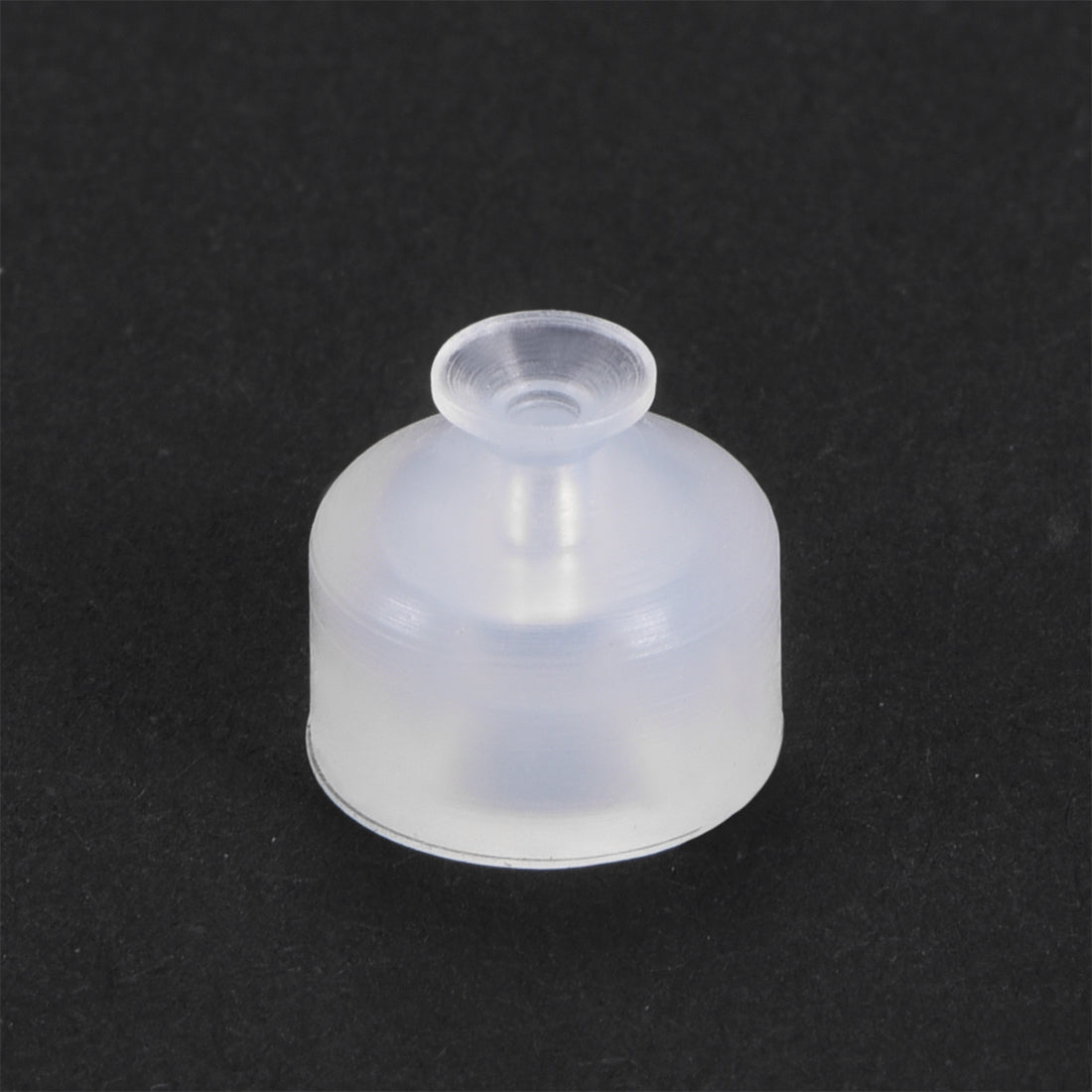 uxcell Uxcell Clear White Soft Silicone Waterproof  Miniature Vacuum Suction Cup 5mmx5mm Bellows Suction Cup