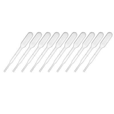 uxcell Uxcell 50 Pcs 0.2ml Disposable Pipettes Test Tubes Liquid Drop Droppers 61mm Long