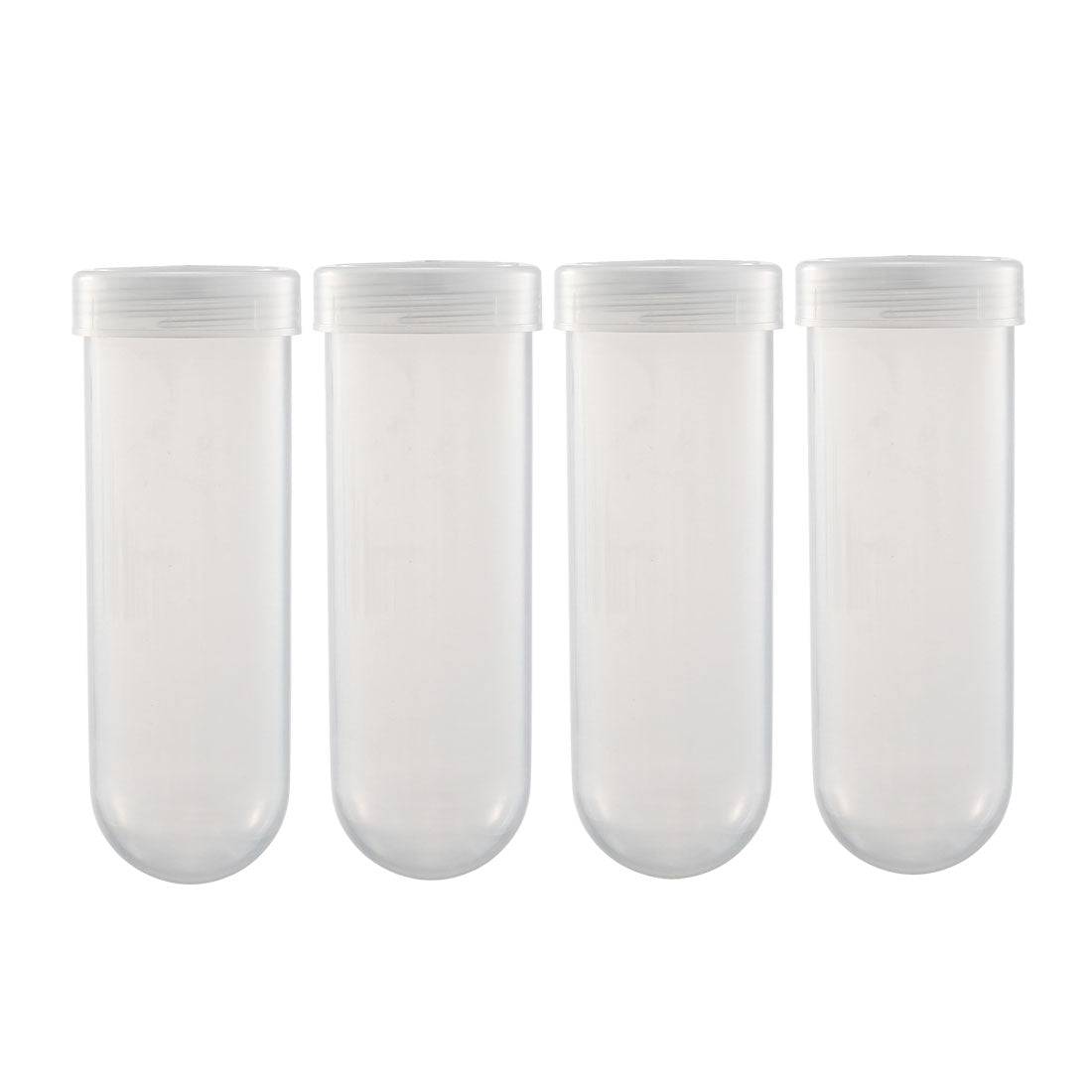 uxcell Uxcell 10 Pcs 100ml Plastic Centrifuge Tubes with Screw Cap, Round Bottom