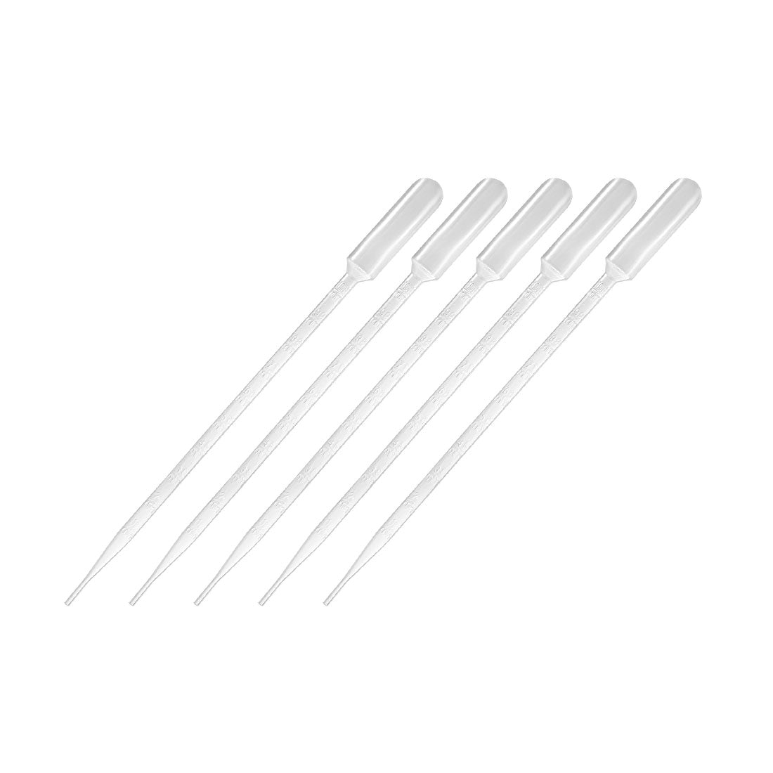 uxcell Uxcell 20 Pcs 10ml Disposable Pasteur Pipettes Test Tubes Liquid Drop Droppers Graduated 295mm Long