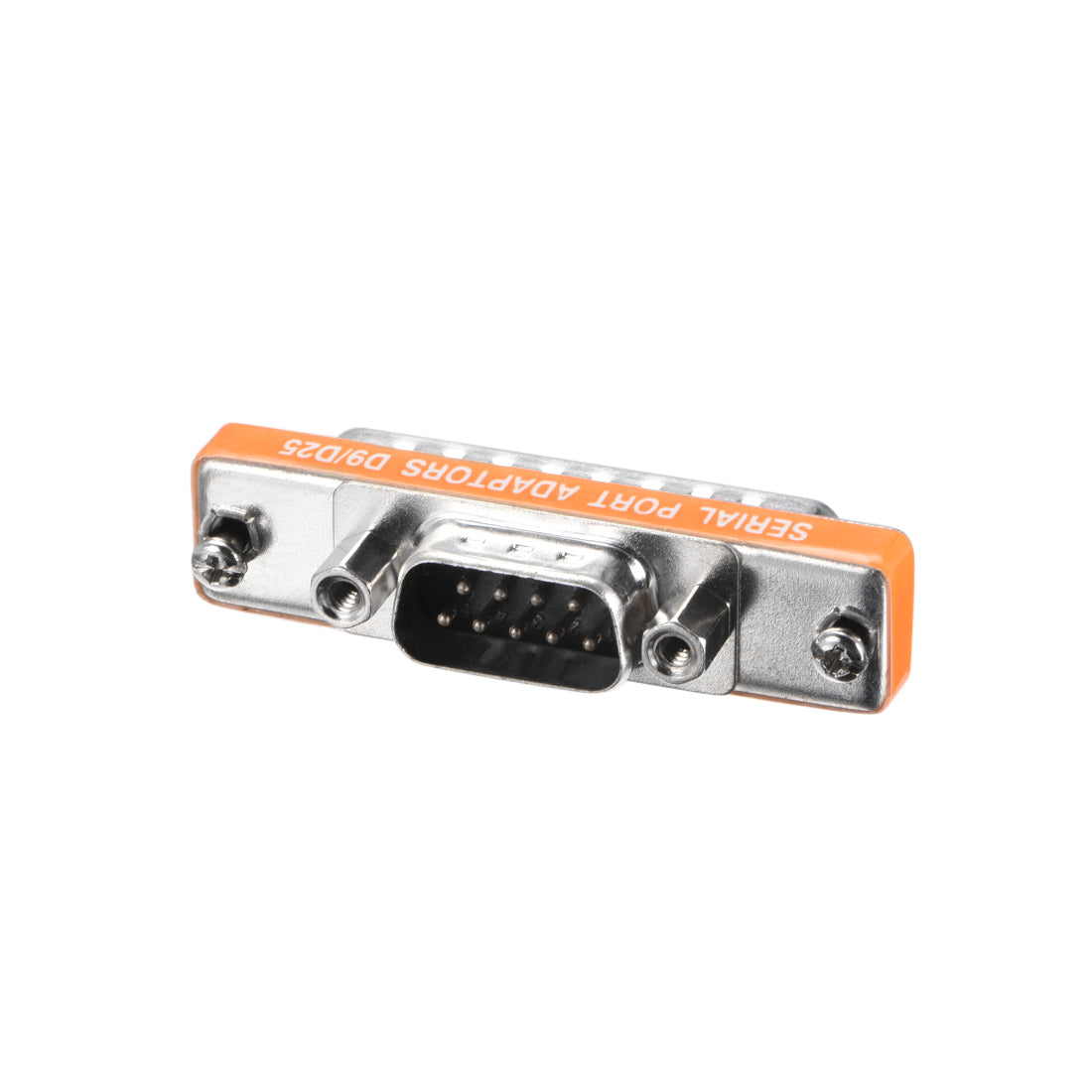 uxcell Uxcell DB25 Male to DB9 VGA Gender Changer 18 PinMale 2-row Mini Gender Changer Coupler Adapter Connector for Serial Applications Orange