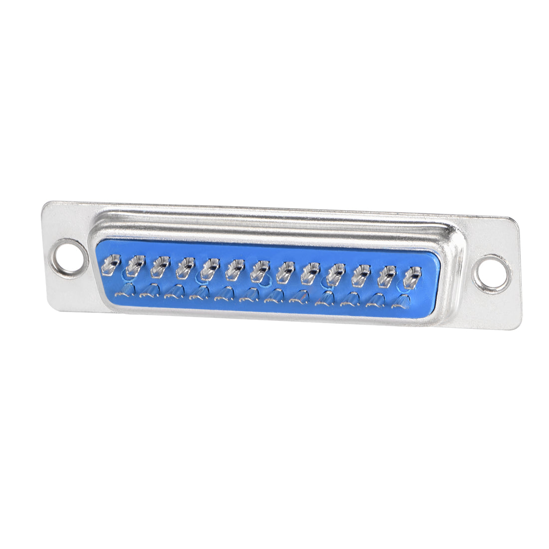 uxcell Uxcell D-sub Connector Male Plug 25-pin 2-row Port Terminal Breakout Solder Type for Mechanical Equipment CNC Computers Blue 1pc