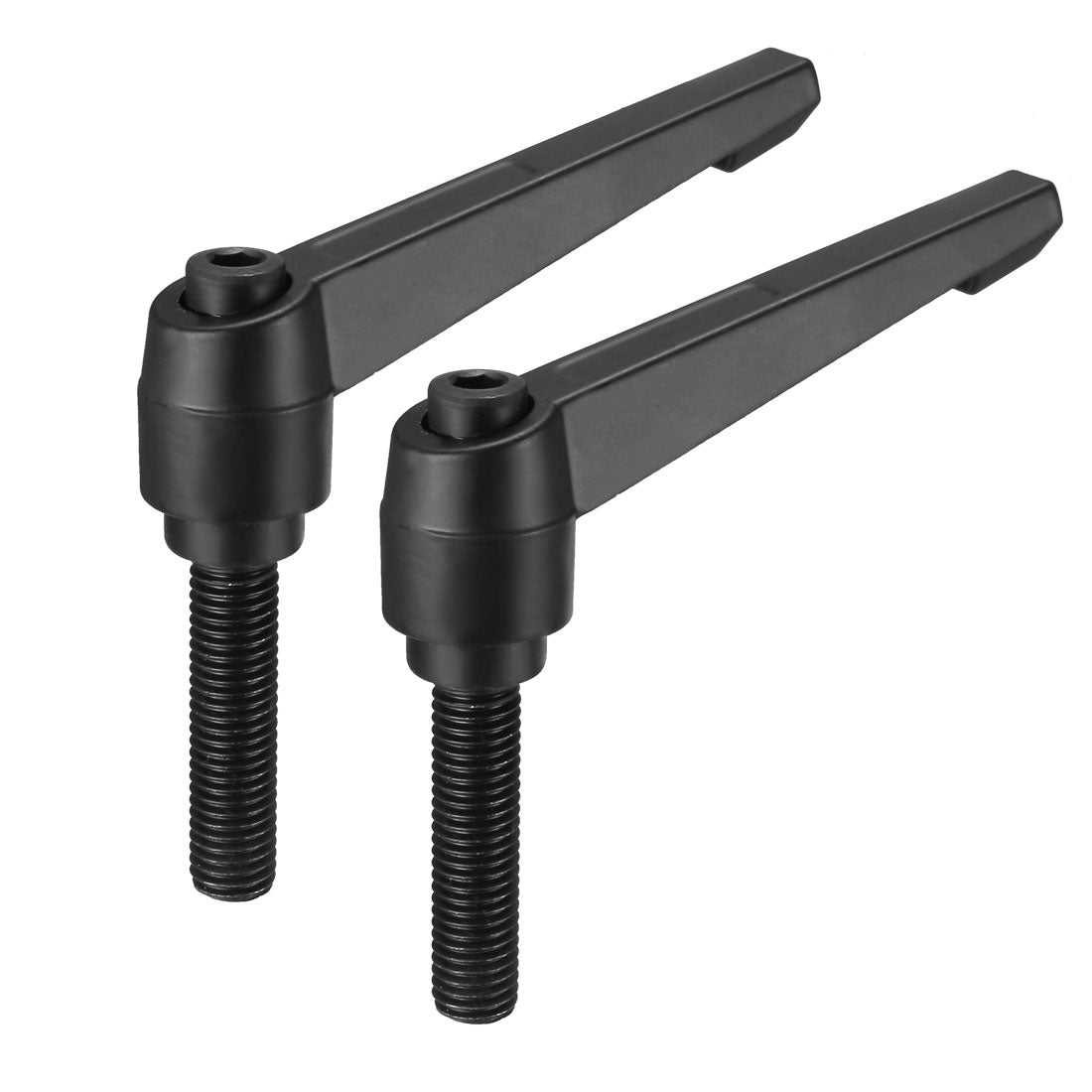 uxcell Uxcell Handles Adjustable Clamping Lever Thread Ratchet Male Threaded Stud 2Pack