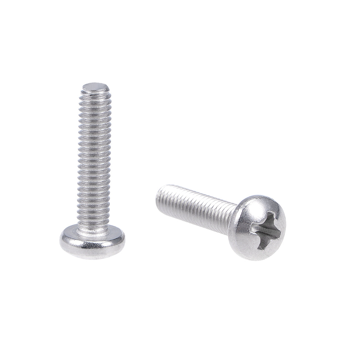 Uxcell Uxcell M3x8mm Machine Screws Pan Phillips Cross Head Screw 304 Stainless Steel Fasteners Bolts 60Pcs