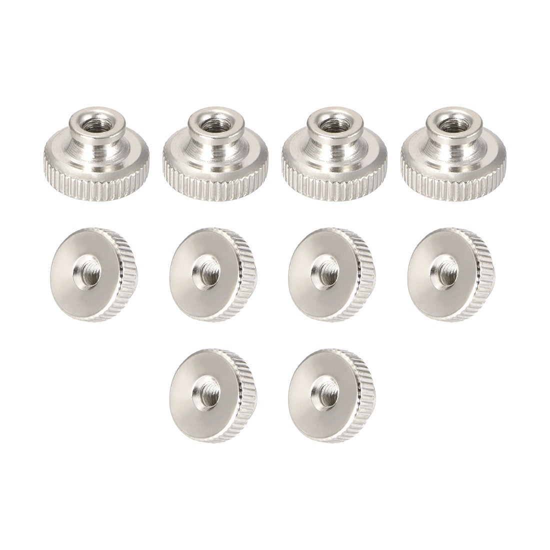 uxcell Uxcell Knurled Thumb Nuts, 10Pcs M3 Iron Round Knobs for 3D Printer Parts