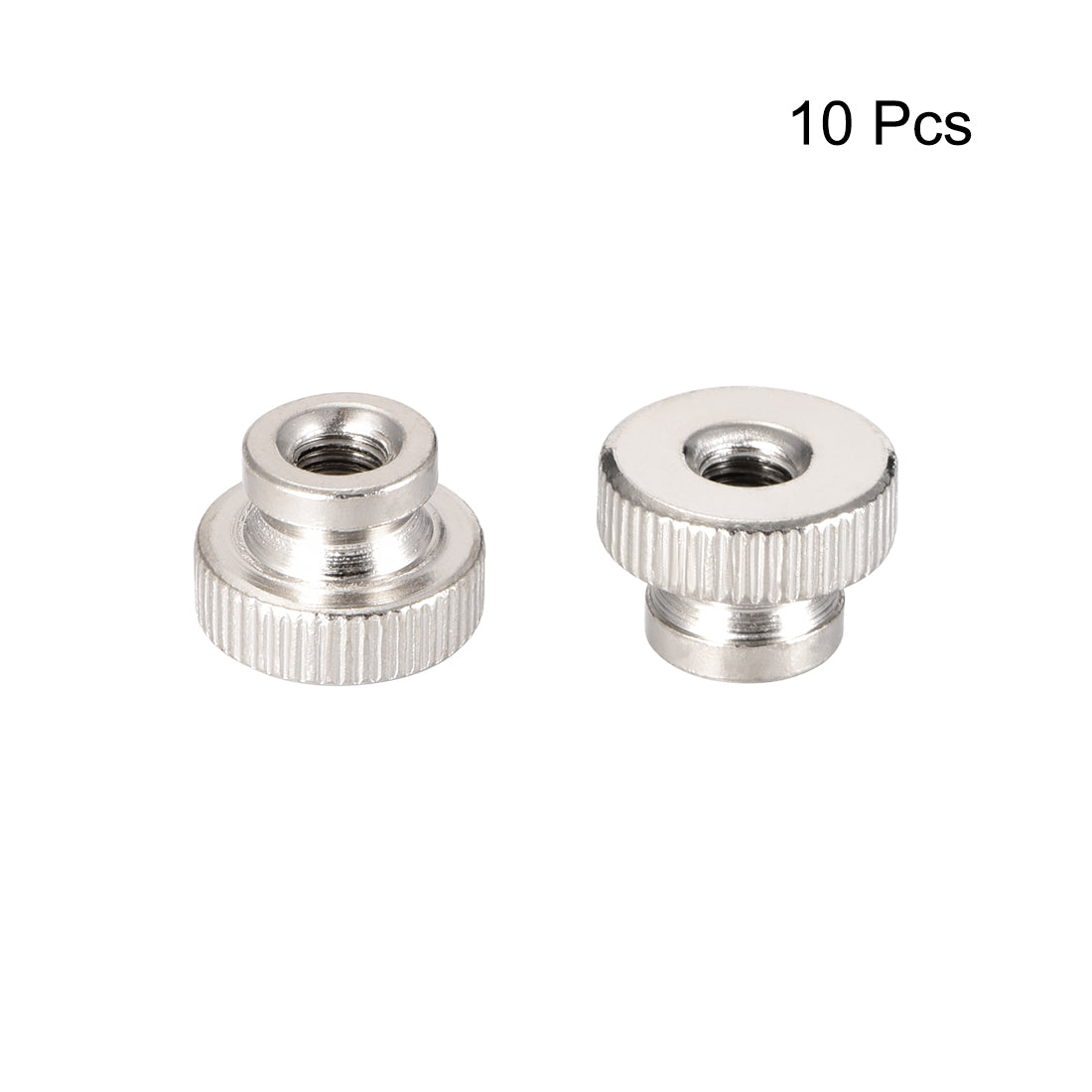 uxcell Uxcell Knurled Thumb Nuts, 10Pcs M4 Iron Round Knobs for 3D Printer Parts
