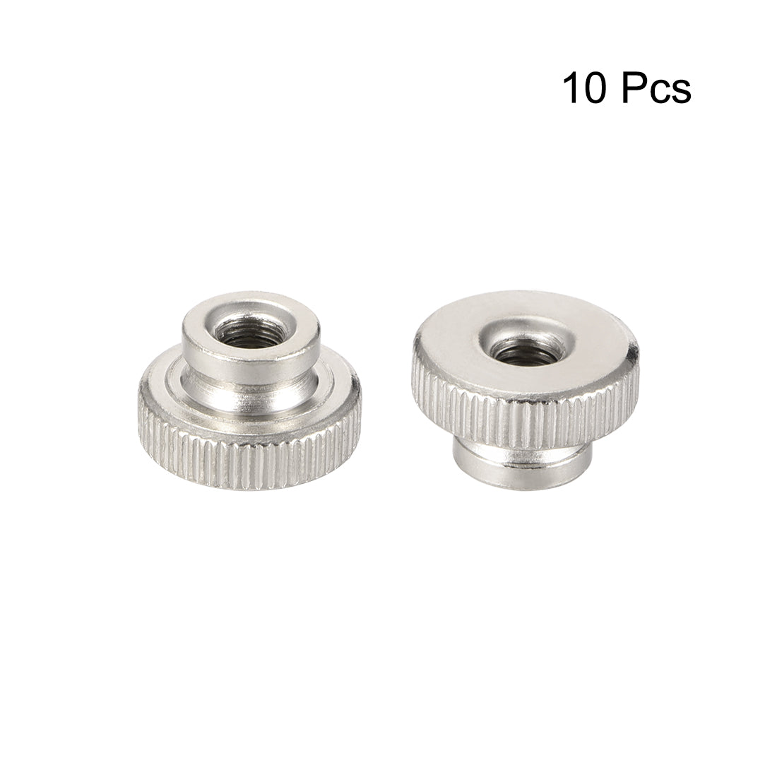 Uxcell Uxcell Knurled Thumb Nuts, 10Pcs M5 Iron Round Knobs for 3D Printer Parts