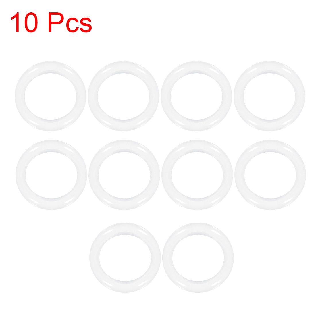 uxcell Uxcell Silicone O-Rings, Inner Diameter Width, Seal Gasket, 10 Piece