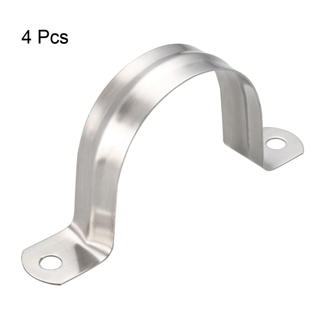 uxcell Uxcell Rigid Pipe Strap Tube 304 Stainless Steel Tension Tube Clip Clamp