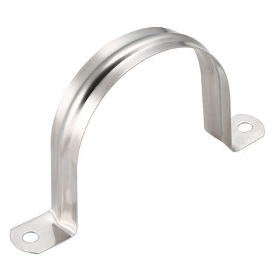 Harfington Uxcell Rigid Pipe Strap, Tube 304 Stainless Steel Tension Tube Clip Clamp