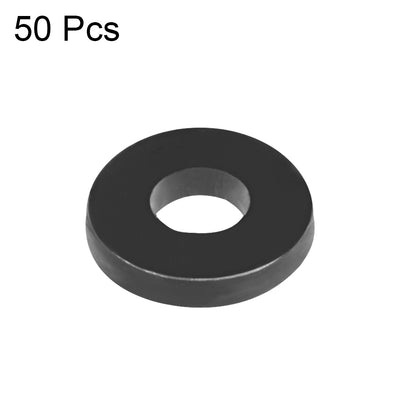 Harfington Uxcell Rubber Flat Washers Inner Diameter OD Thick 50 Pieces