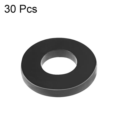 Harfington Uxcell Rubber Flat Washers, Inner Diameter Thick 30pcs