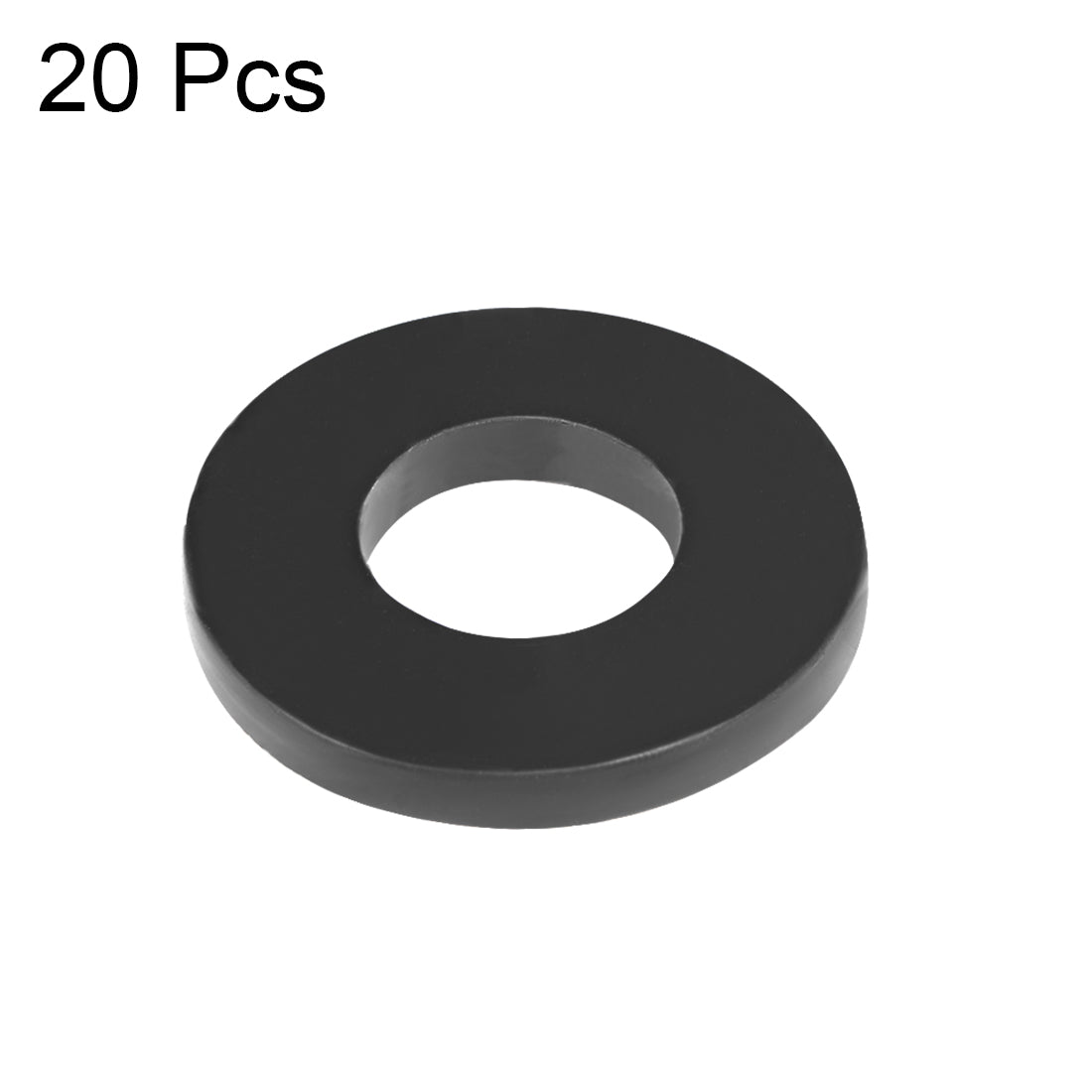 uxcell Uxcell Rubber Flat Washers, Inner Diameter Thick 50pcs