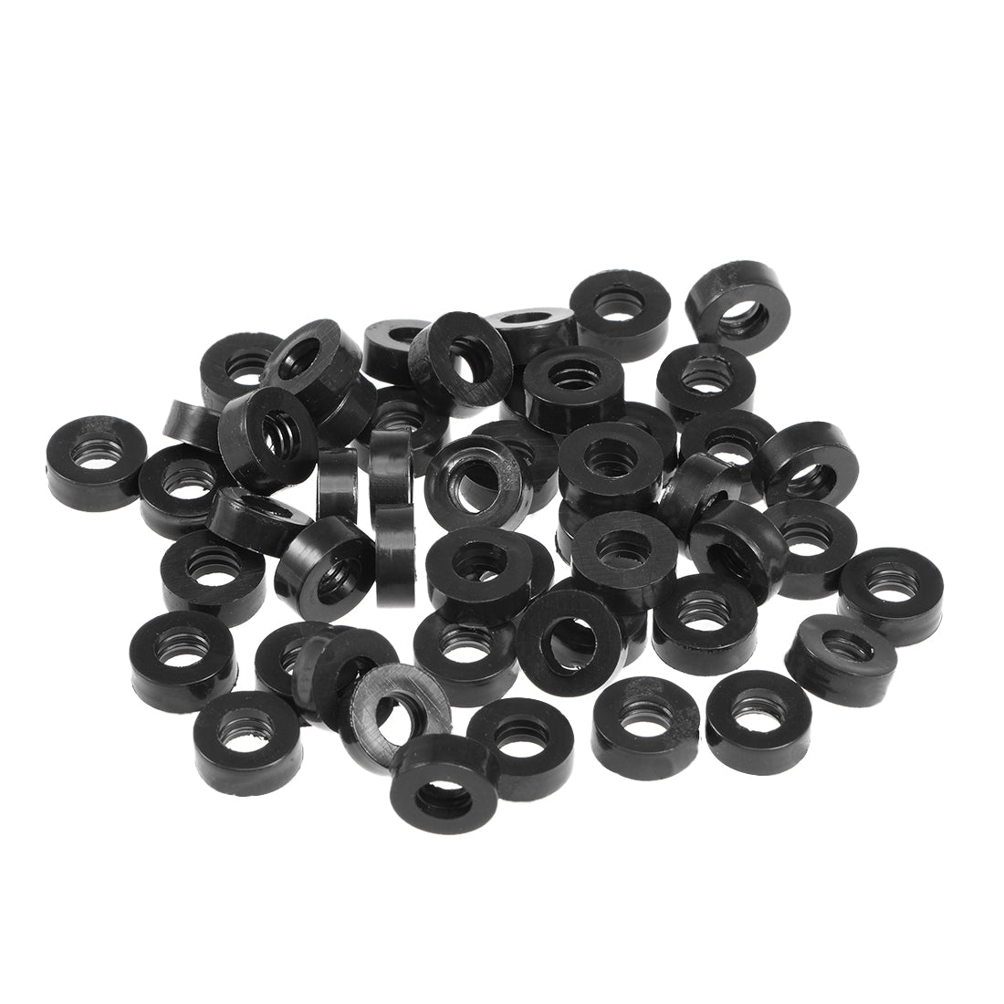 uxcell Uxcell Rubber Flat Washers Inner Diameter OD Thick 50 Pieces
