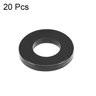 Harfington Uxcell Rubber Flat Washers, Inner Diameter Thick 50pcs
