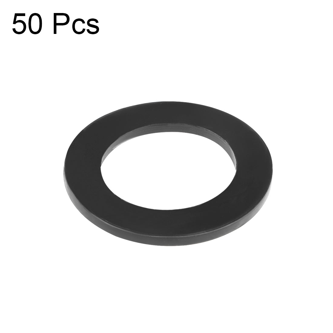 uxcell Uxcell Rubber Flat Washers Inner Diameter OD Thick 50 Pieces