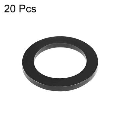 Harfington Uxcell Rubber Flat Washers, Inner Diameter Thick 50pcs