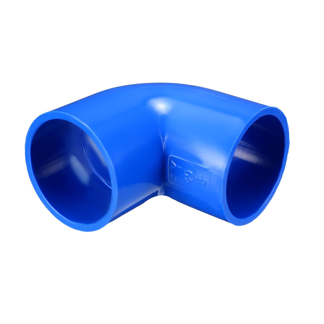 uxcell Uxcell 40mm Slip 90 Degree PVC Pipe Fitting Elbow Coupling Adapter Blue 2 Pcs