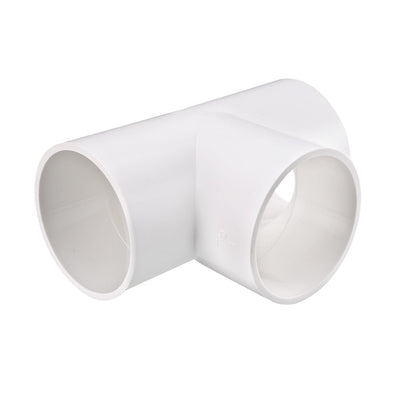 uxcell Uxcell 75mm Slip Tee PVC Pipe Fitting T-Shaped Coupling Connector