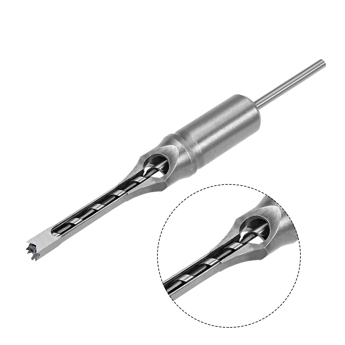 uxcell Uxcell Square Hole Drill Bit for Wood Hollow Chisel Mortiser Auger Spur Cutter Tool, High Carbon Steel for Woodworking Carpentry