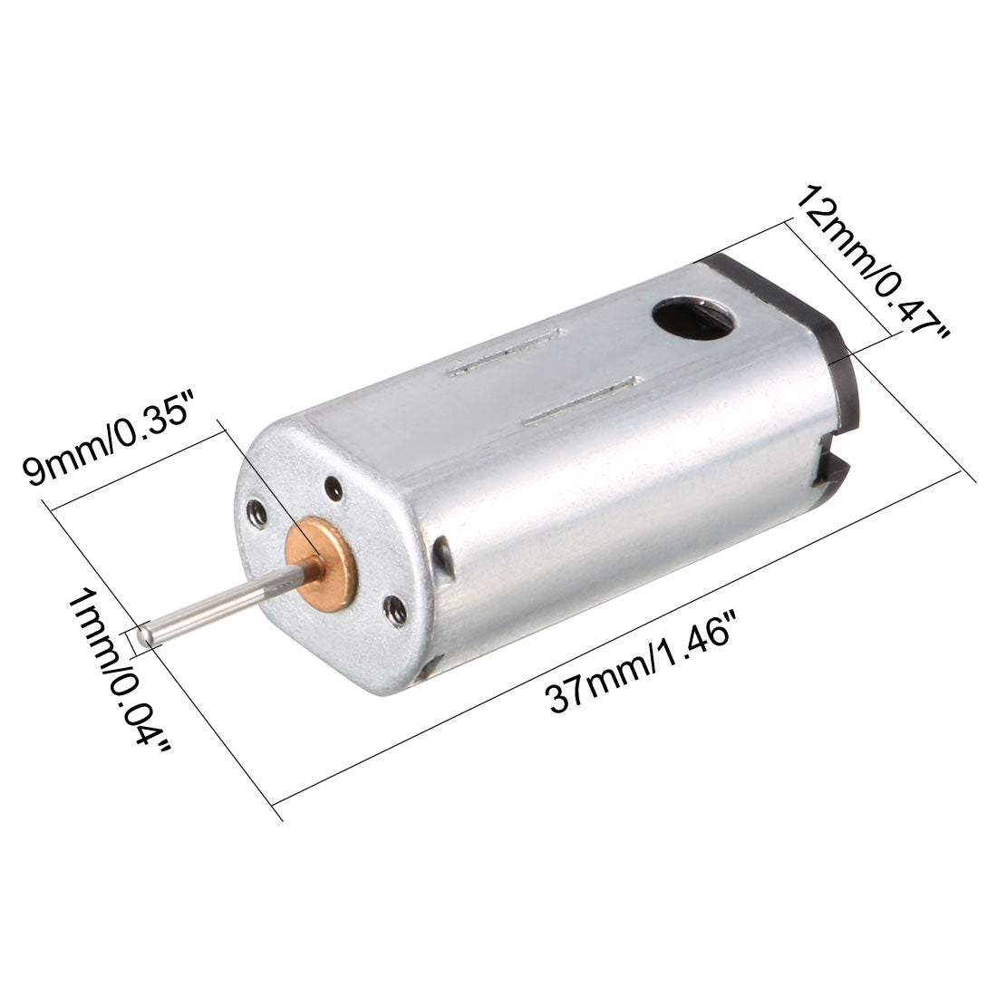 uxcell Uxcell DC Motor 3V 30000RPM Electric Motor Round Shaft 3 Pcs for RC Boat Toys Model