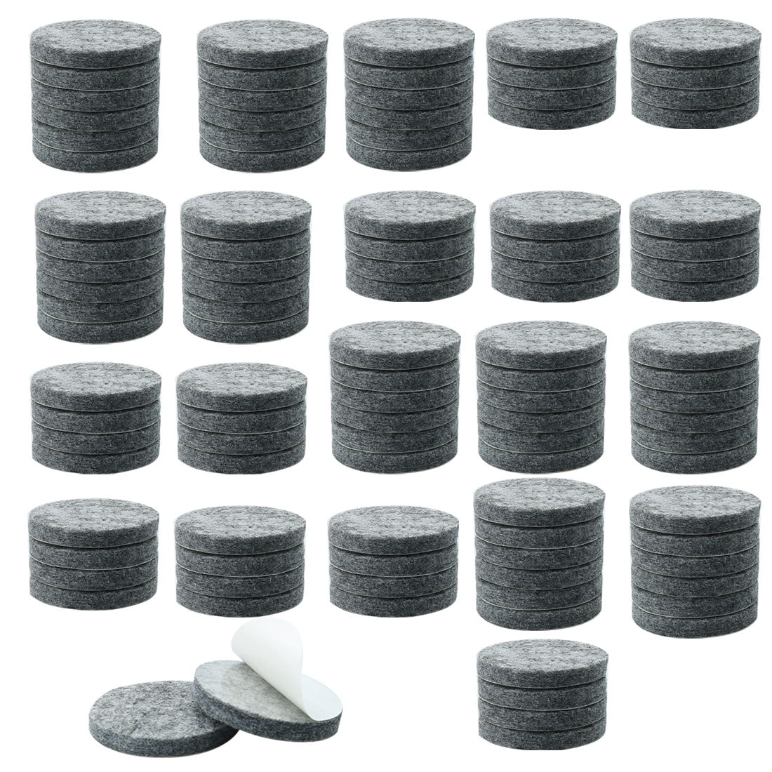 Uxcell 20pcs Furniture Pads Square 3/4" Self-stick Non-slip Anti