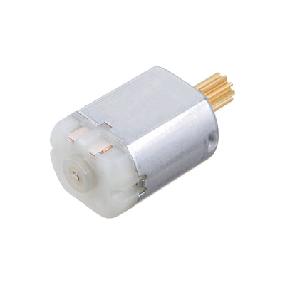 Harfington Uxcell DC 12V 15000RPM 7.5mmx8mm Shaft DC Motor 2 Pcs for Model Toy