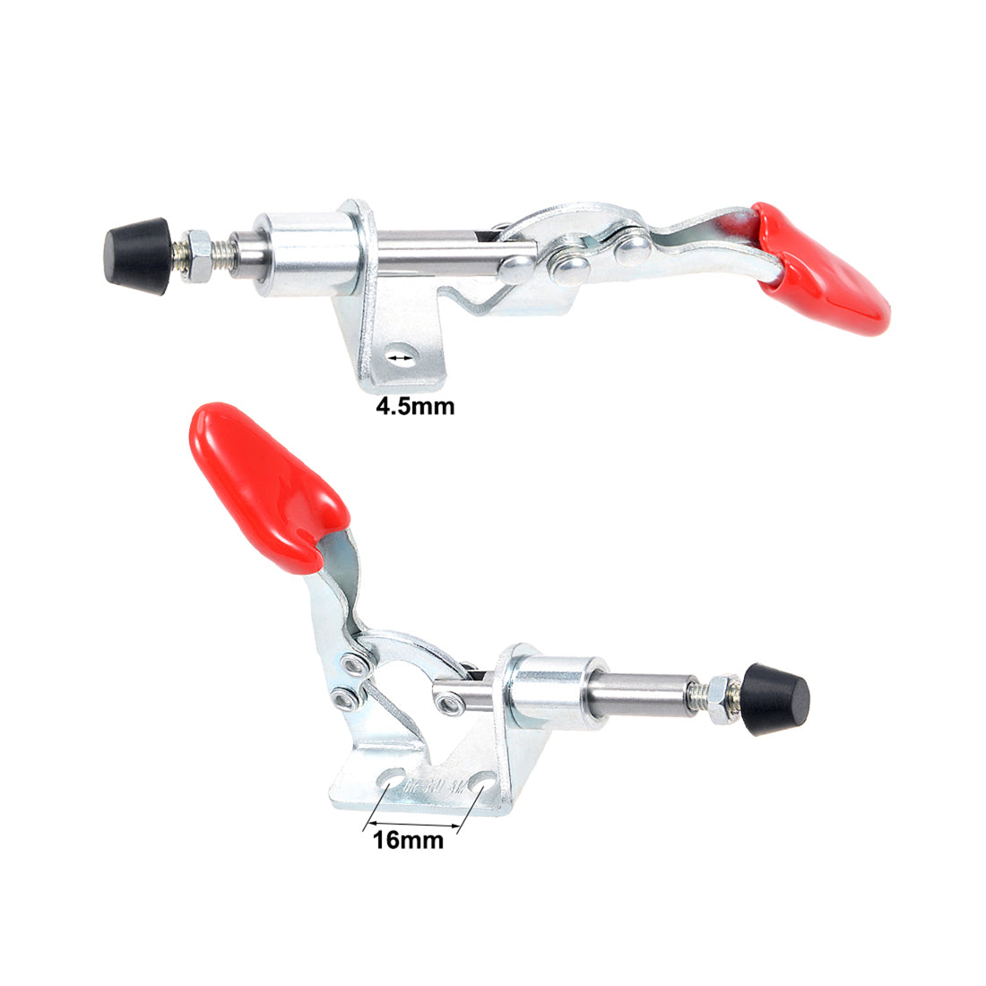 Uxcell Toggle Clamp 50kg 110lbs Holding Capacity 16mm Stroke Push Pull ...